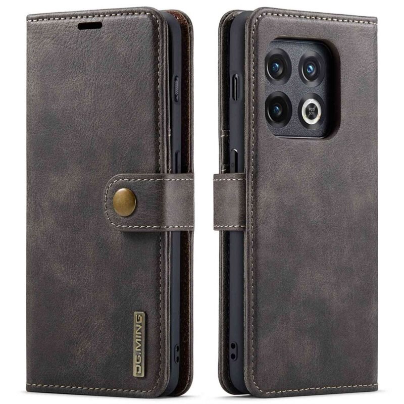 DG.MING Magnet Wallet OnePlus 10 Pro Brown