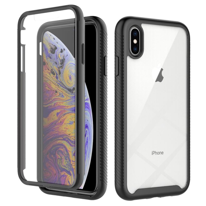 Full Protection Case iPhone Xs Max Musta