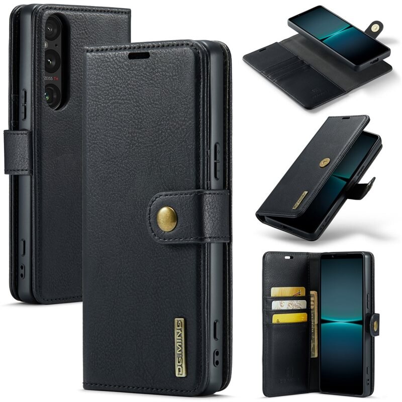 DG.MING Magnet Wallet Sony Xperia 1 VII Black