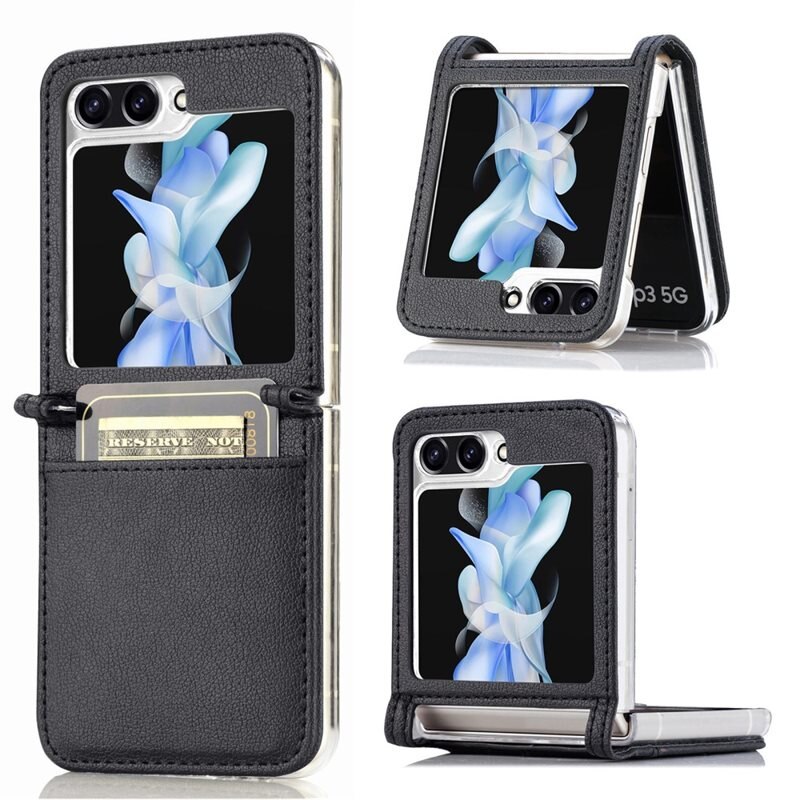 tectTech Slim Card Wallet Samsung Galaxy Z Flip 6 musta
