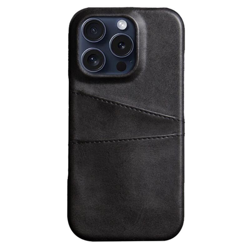 tectTech Card Slots Case iPhone 16 Pro Max Musta - Puhelimen kuoret - Paikat korteille