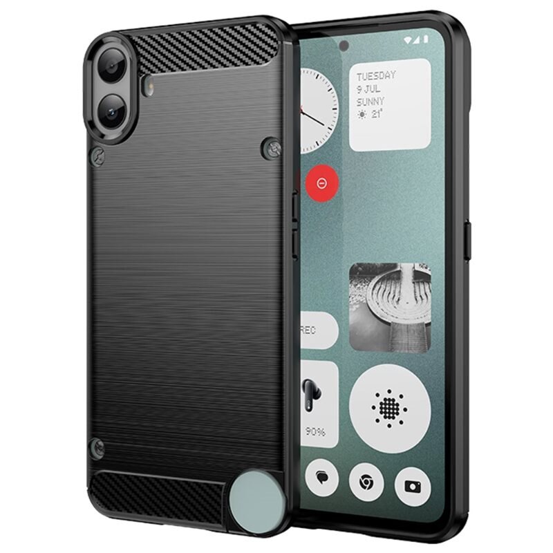 tectTech Nothing CMF Phone 1 Kuori TPU Brushed Musta