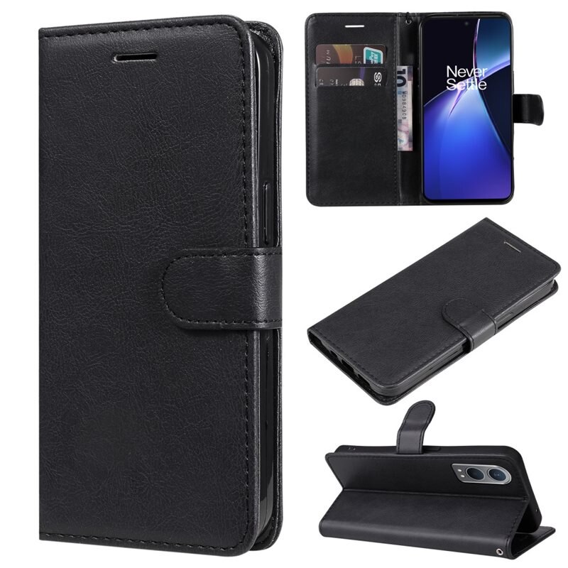 OnePlus Nord CE 4 Lite Lompakkokotelo musta