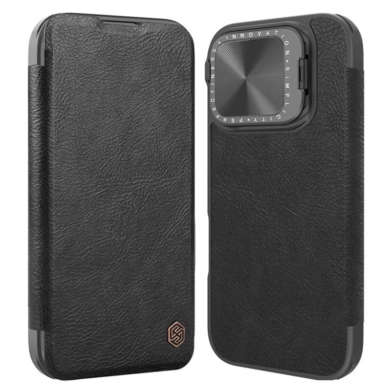 Nillkin Qin Prop iPhone 16 Pro Max musta