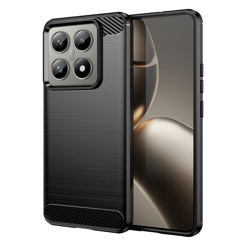 tectTech Xiaomi 15 Kuori TPU Brushed Musta