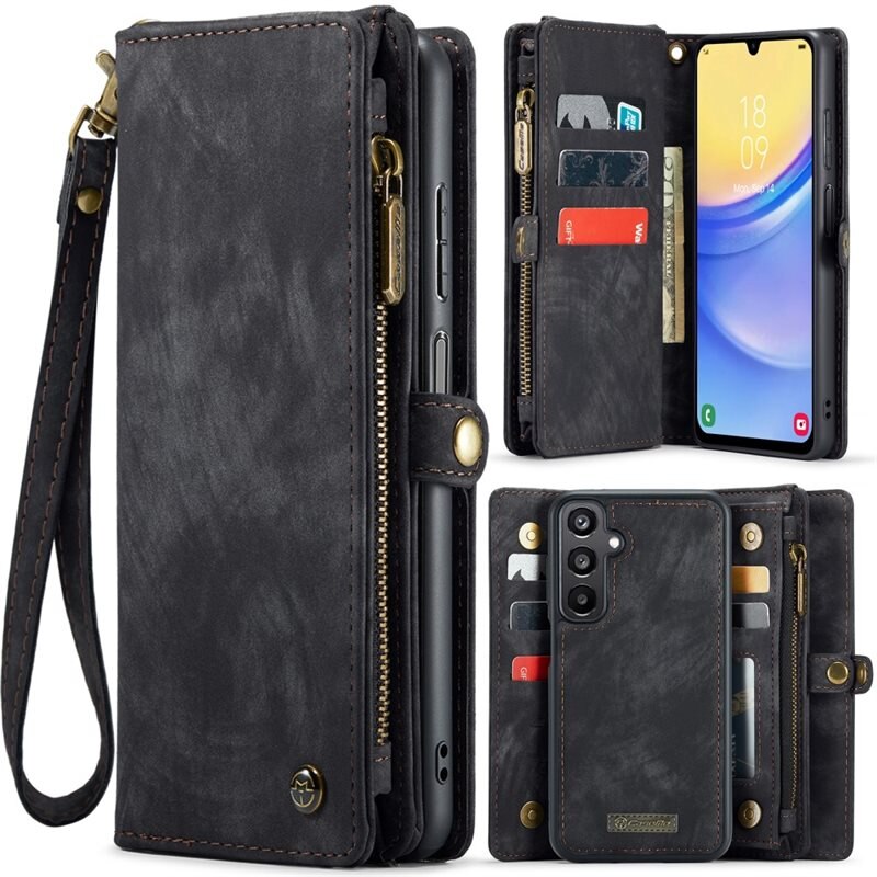 CaseMe Multi-slot Suojakotelo Samsung Galaxy A16 Harmaa