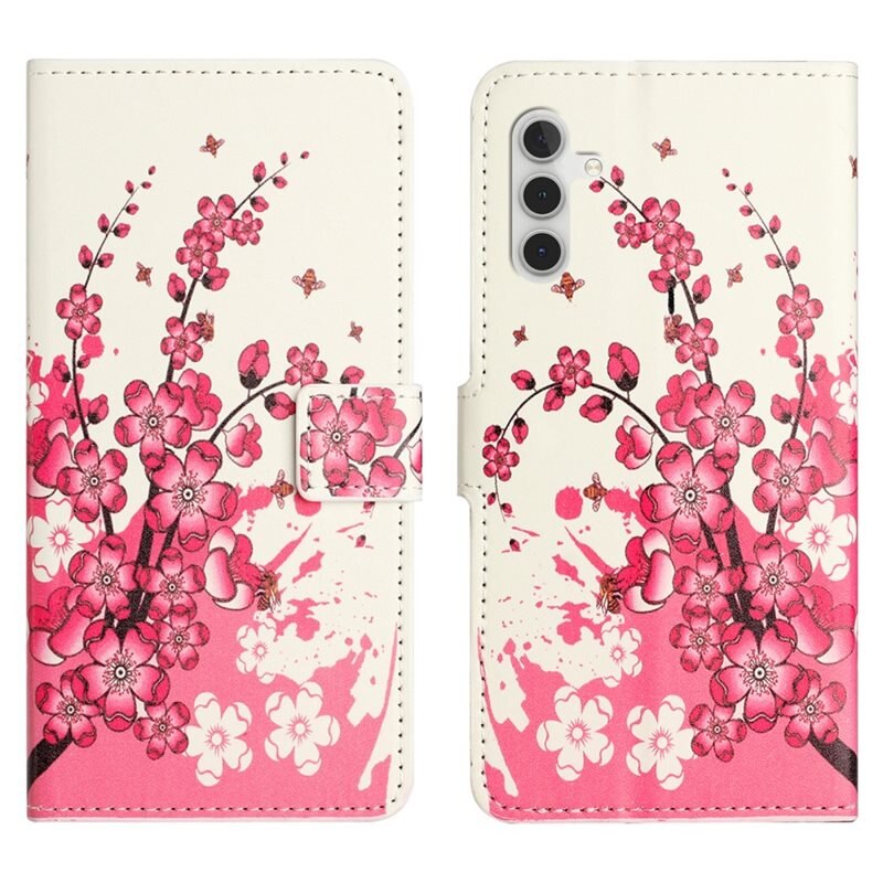 Samsung Galaxy A36 Lompakkokotelo kirsikankukka