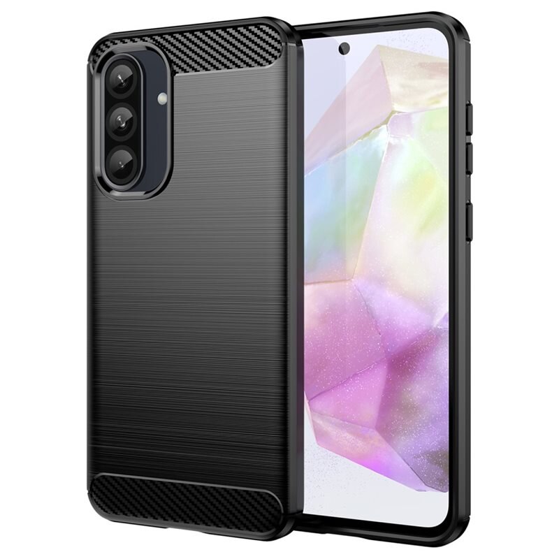 tectTech Samsung Galaxy A36 Kuori TPU Brushed Musta
