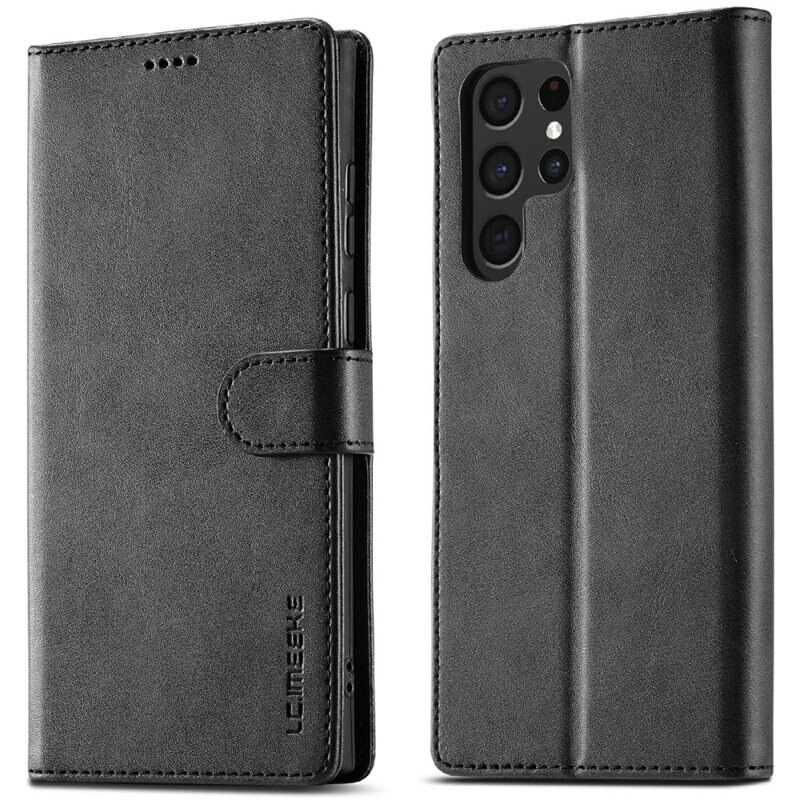 LC.IMEEKE Lompakkokotelot Samsung Galaxy S25 Ultra musta