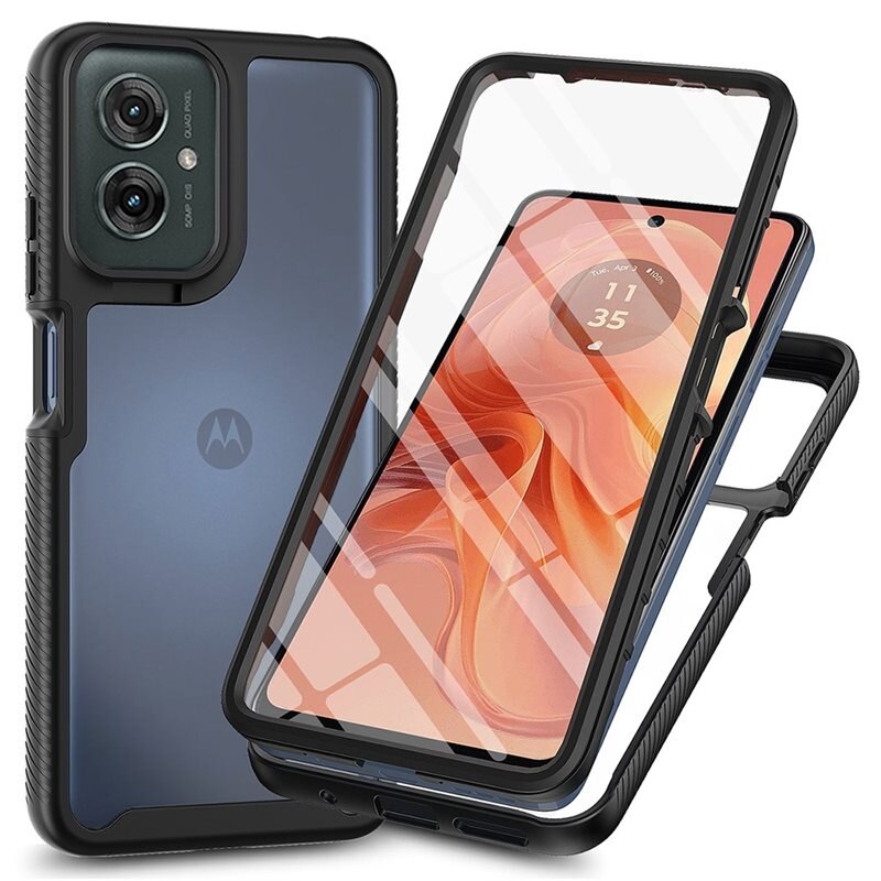 Full Protection Case Motorola Moto G55 Musta