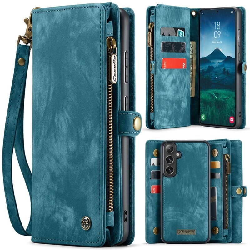 CaseMe Multi-slot Suojakotelo Samsung Galaxy S25 Plus Sininen