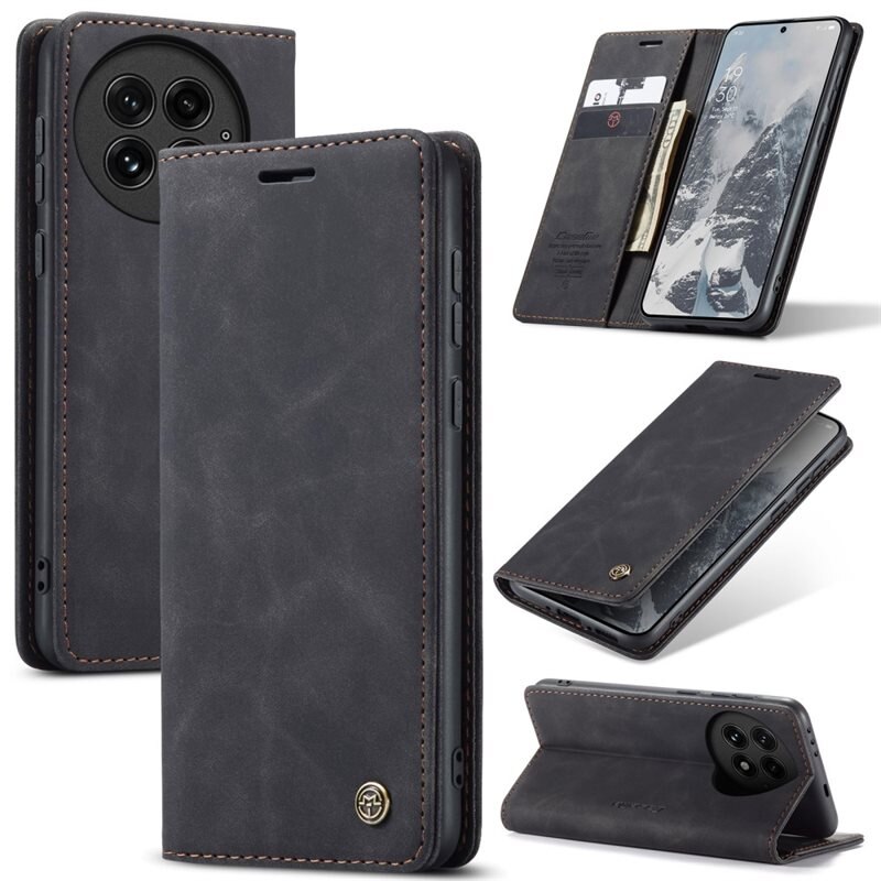 CaseMe Slim Lompakkokotelo OnePlus 13 Musta