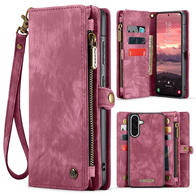 CaseMe Multi-slot Suojakotelo Samsung Galaxy A56 Punainen