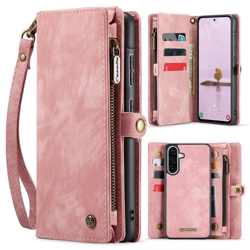 CaseMe Multi-slot Suojakotelo Samsung Galaxy A56 Vaaleanpunainen