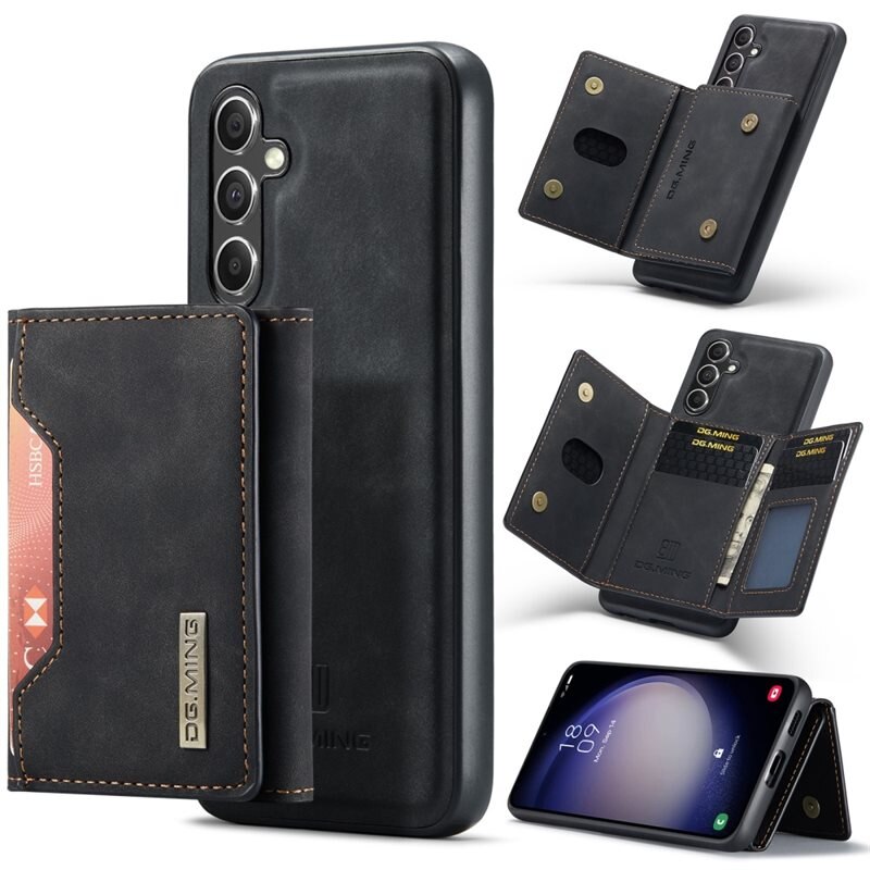 DG.MING Magnetic Card Slot Case Samsung Galaxy A56 Musta