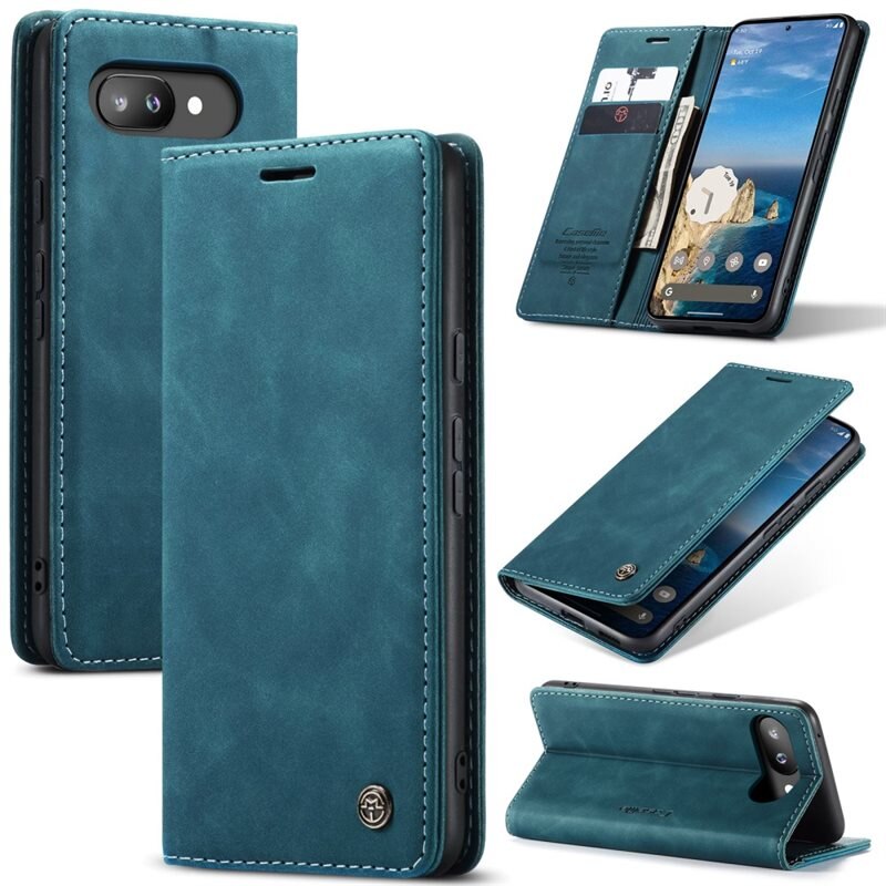 CaseMe Slim Lompakkokotelo Google Pixel 9a Sininen