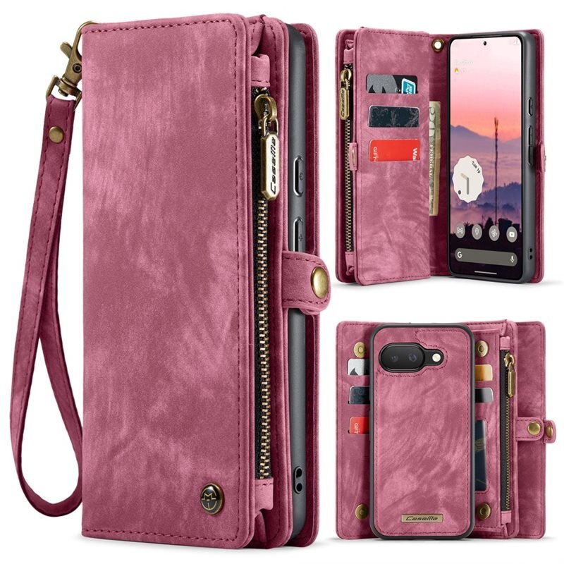 CaseMe Multi-slot Suojakotelo Google Pixel 9a Punainen