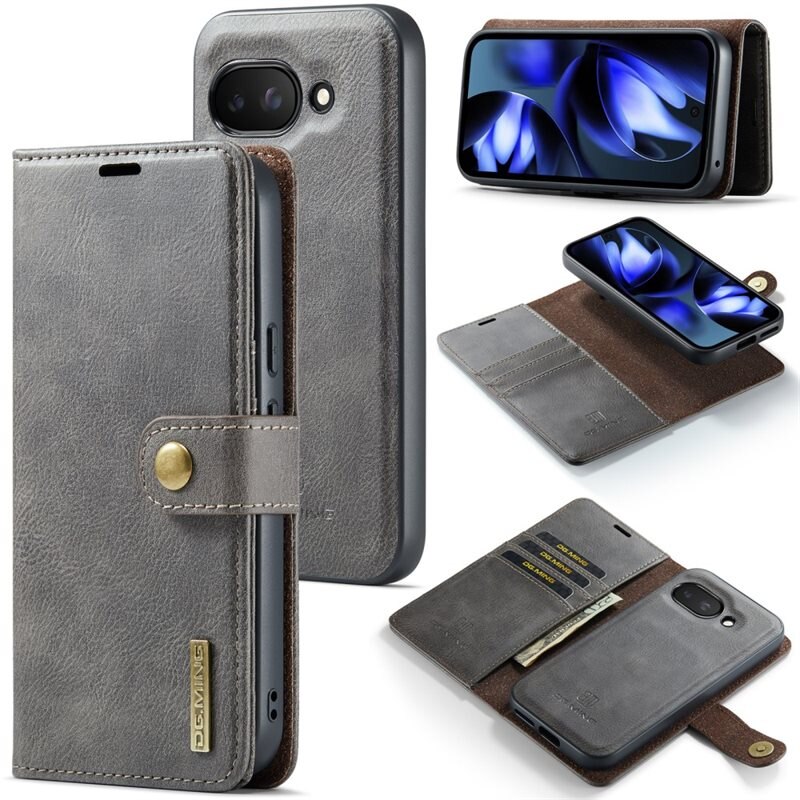 DG.MING Magnet Wallet Google Pixel 9a Brown