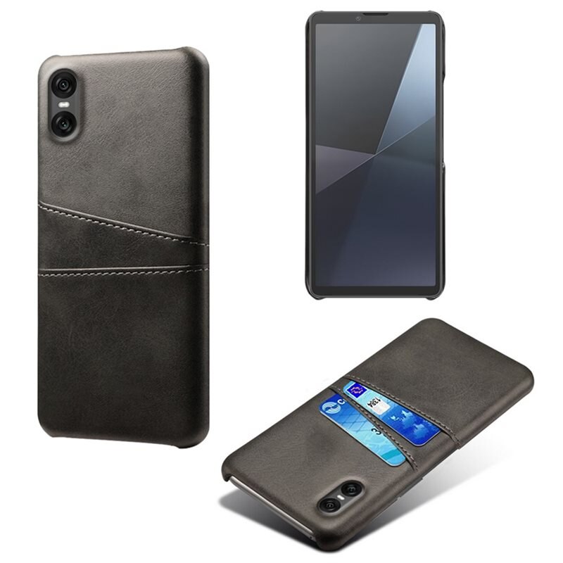 tectTech Card Slots Case Sony Xperia 10 VII Musta - Puhelimen kuoret - Paikat korteille