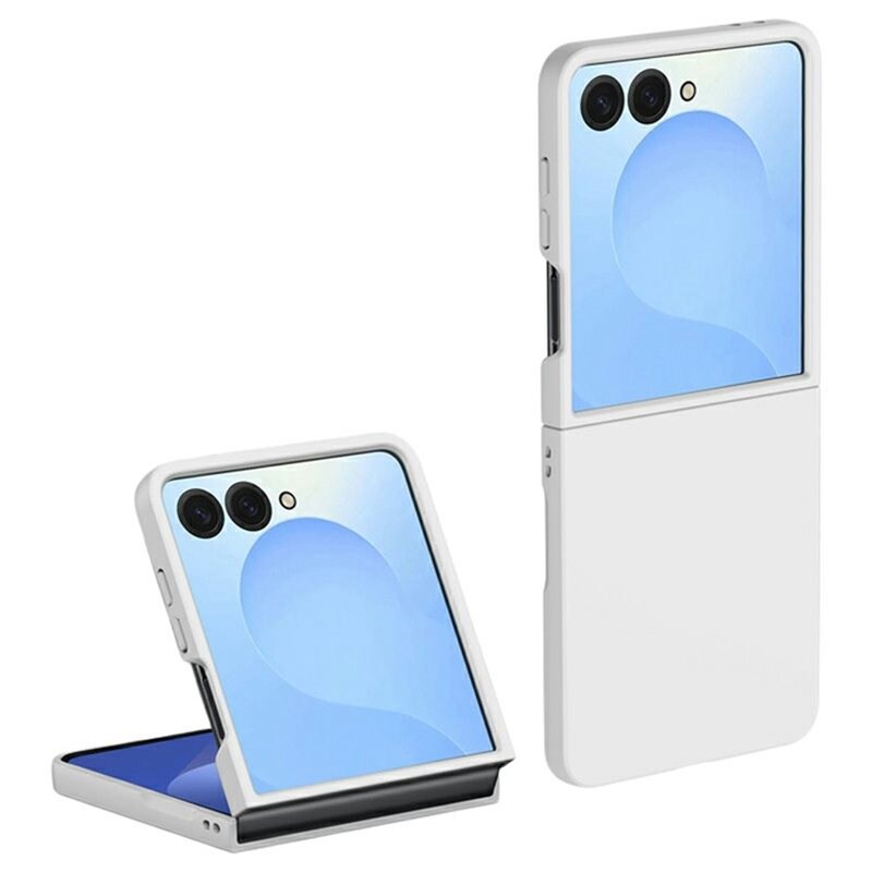 Hard Case Rubberized Samsung Galaxy Z Flip 7 Valkoinen