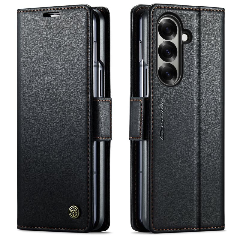 CaseMe RFID-blocking Slim Lompakkokotelo Samsung Galaxy Z Fold 7 musta