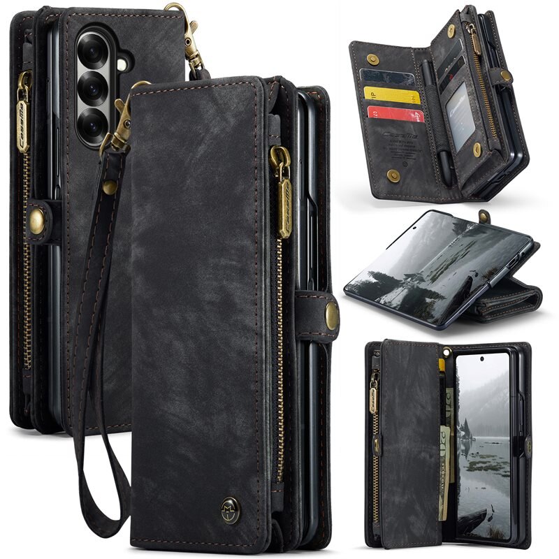 CaseMe Multi-slot Suojakotelo Samsung Galaxy Z Fold 7 Harmaa