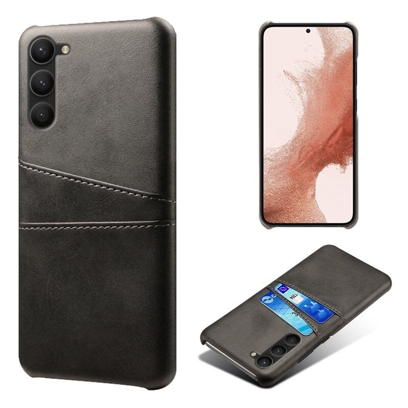 tectTech Card Slots Case Samsung Galaxy S23 Musta - Puhelimen kuoret - Paikat korteille