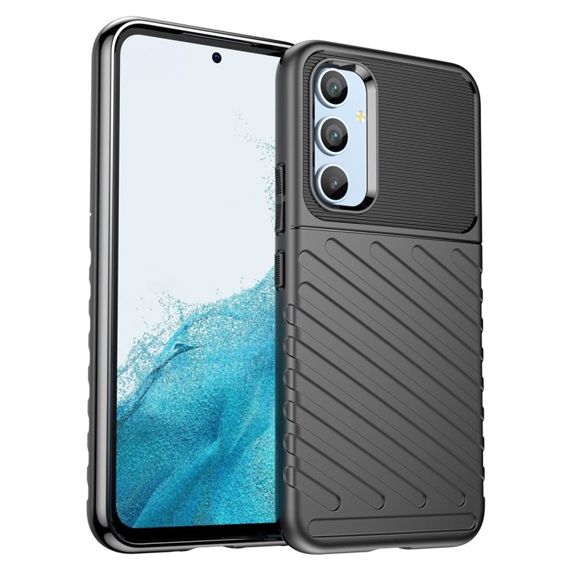 Thunder TPU Case Samsung Galaxy A54 musta