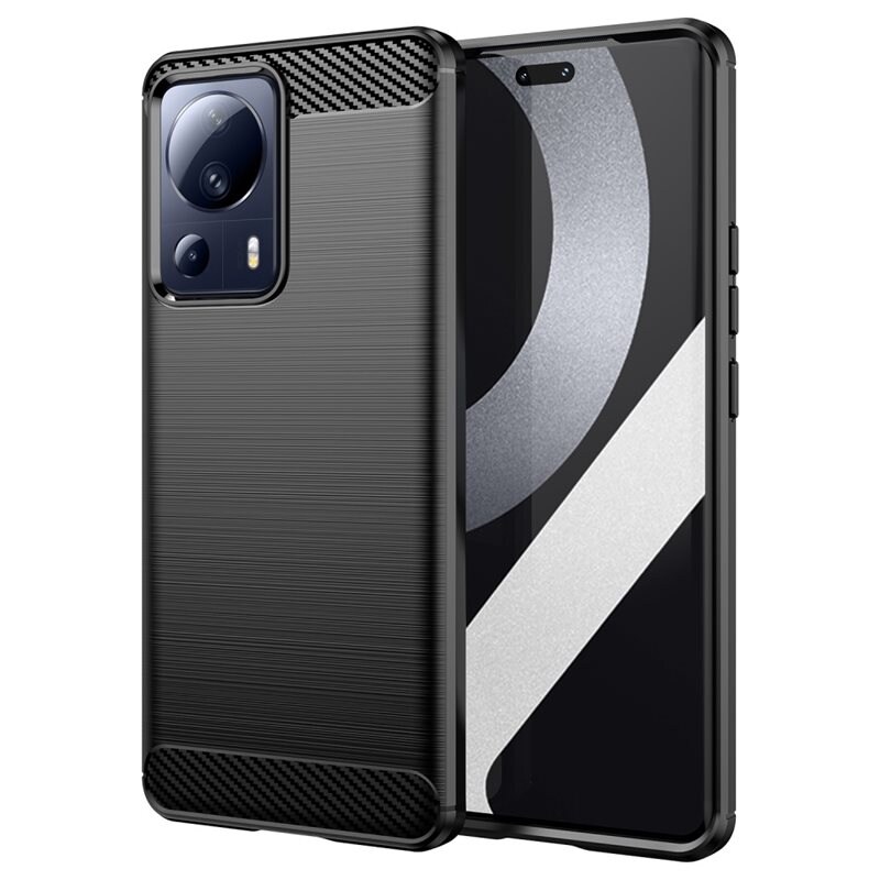 tectTech Xiaomi 13 Lite Kuori TPU Brushed Musta