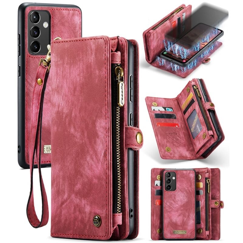 CaseMe Multi-slot Suojakotelo Samsung Galaxy A54 Punainen