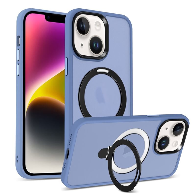Hybridikuori Magnetic Ring iPhone 14 Sininen