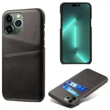 tectTech Card Slots Case iPhone 15 Pro Max Musta - Puhelimen kuoret - Paikat korteille