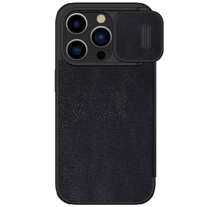 Nillkin Qin Pro CamShield iPhone 15 Pro Max Black