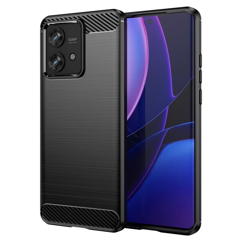 tectTech Motorola Edge 40 Neo Kuori TPU Brushed Musta