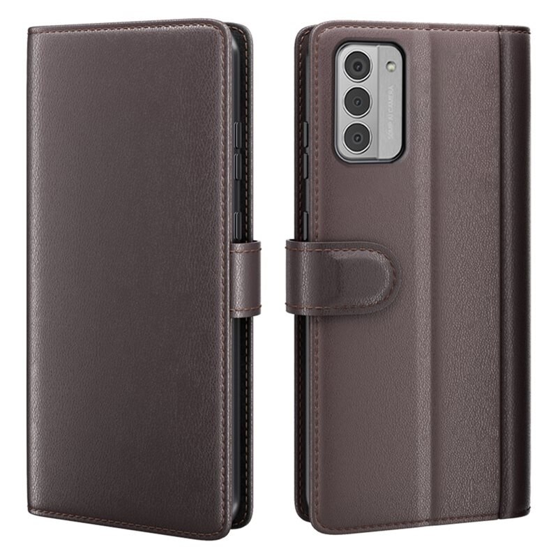 Aito Nahkakotelo Nokia G42 Ruskea