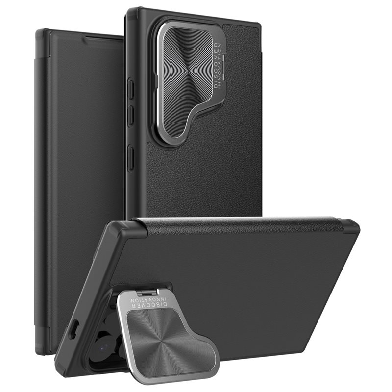 Nillkin Qin Prop Samsung Galaxy S24 Ultra musta