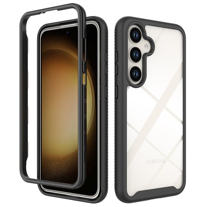 Full Cover Kuori Samsung Galaxy S24 Plus Musta