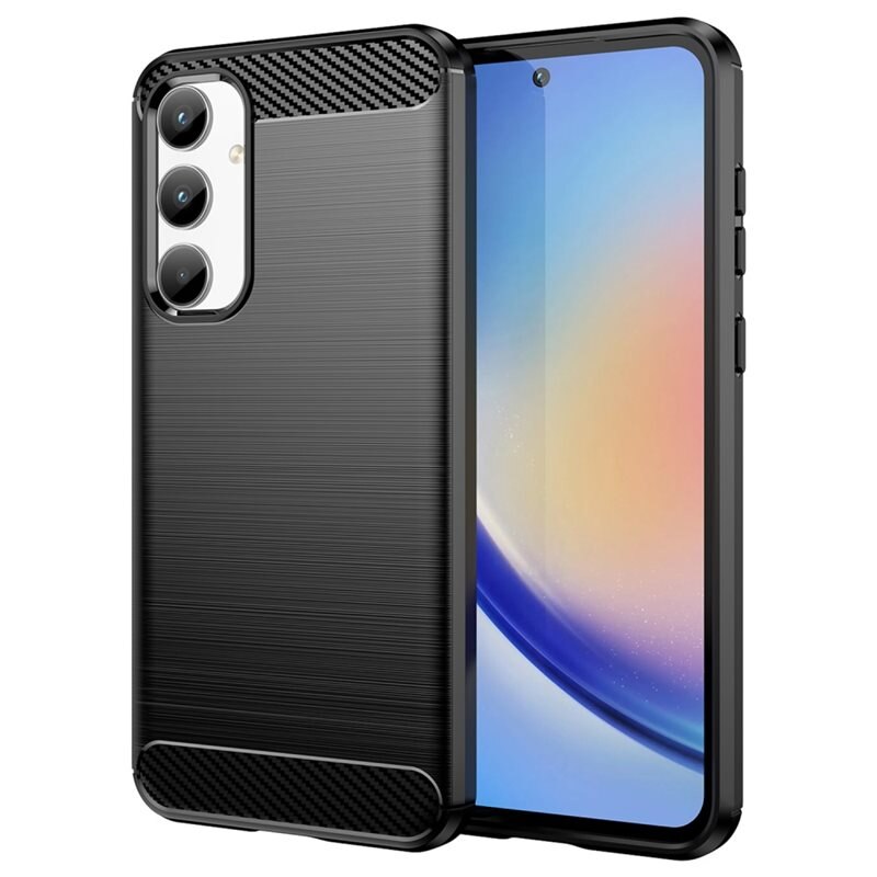 tectTech Samsung Galaxy A35 Kuori TPU Brushed Musta