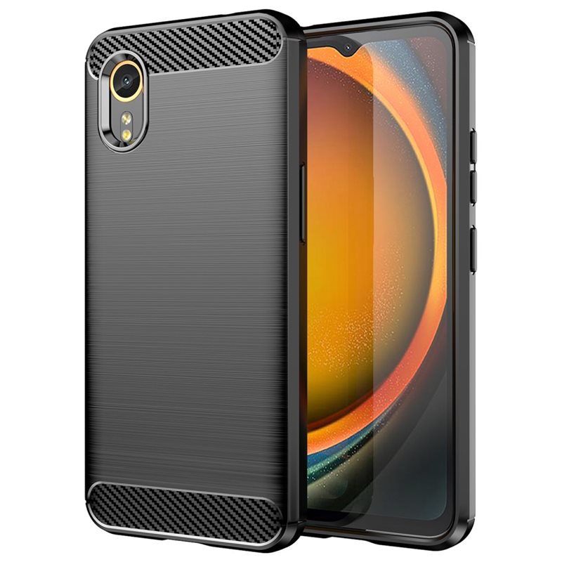tectTech Samsung Galaxy Xcover 7 Kuori TPU Brushed Musta
