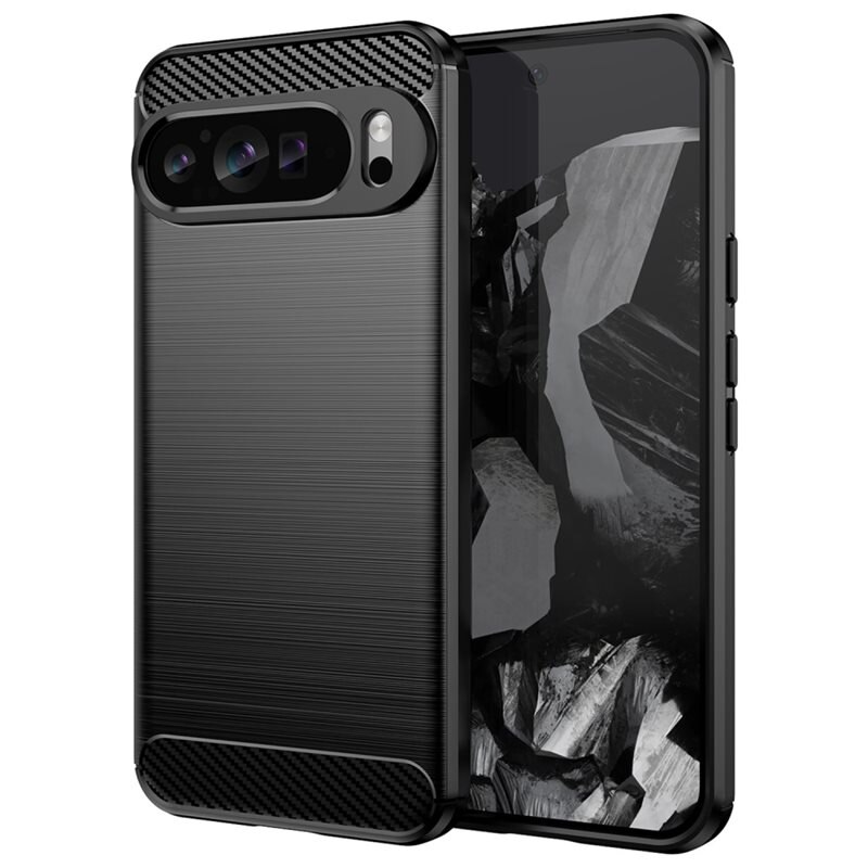 tectTech Google Pixel 9 Pro XL Kuori TPU Brushed Musta