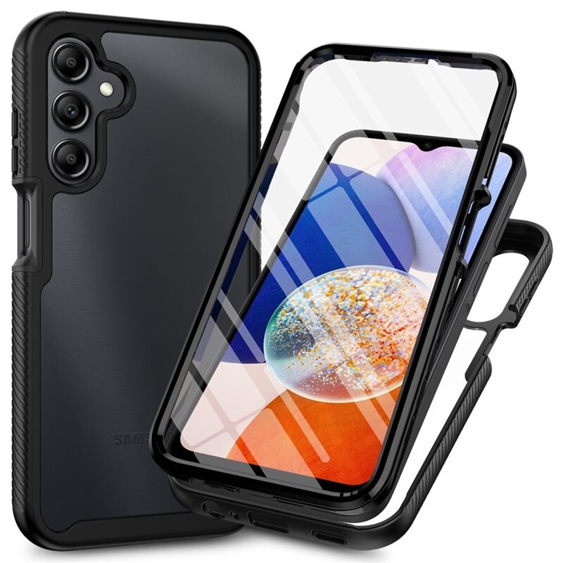Full Protection Case Samsung Galaxy A25 Musta