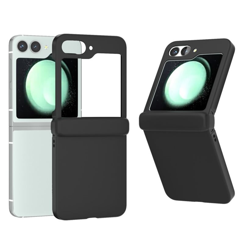 Hard Case Rubberized Hinge Protection Samsung Galaxy Z Flip 6 musta