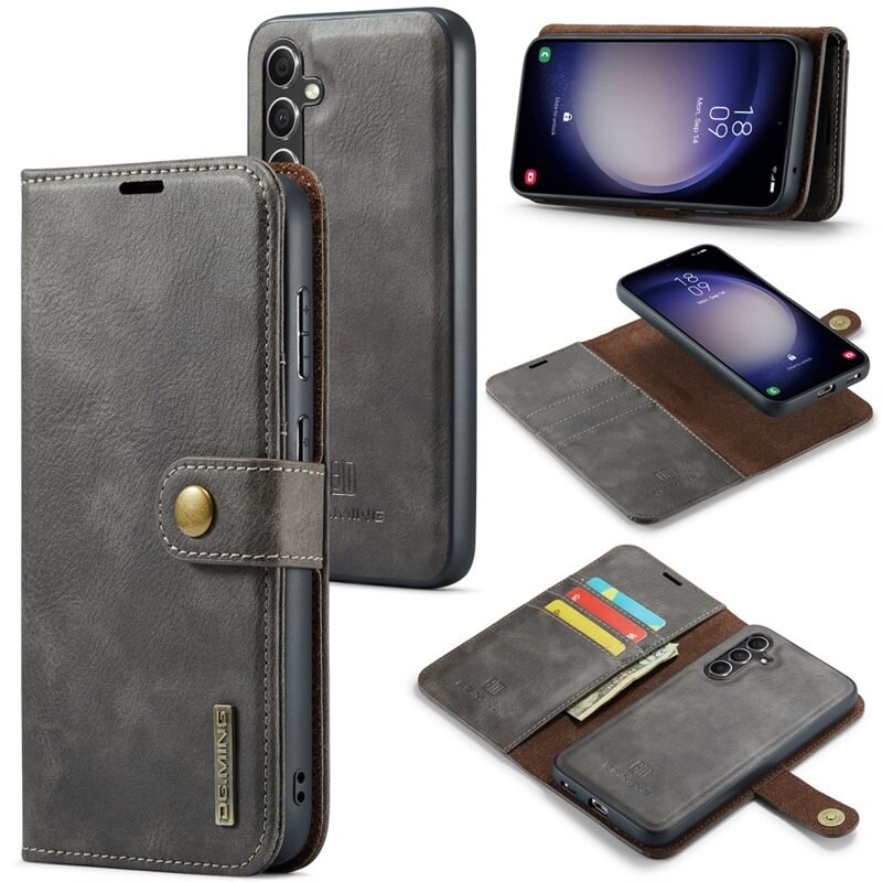 DG.MING Magnet Wallet Samsung Galaxy A35 Brown