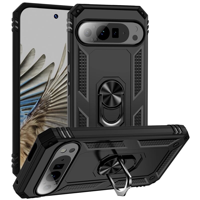 Hybridikuori Tech Ring Google Pixel 9 Pro XL musta