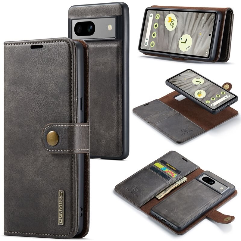 DG.MING Magnet Wallet Google Pixel 8a Brown