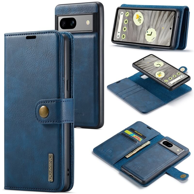 DG.MING Magnet Wallet Google Pixel 8a Blue