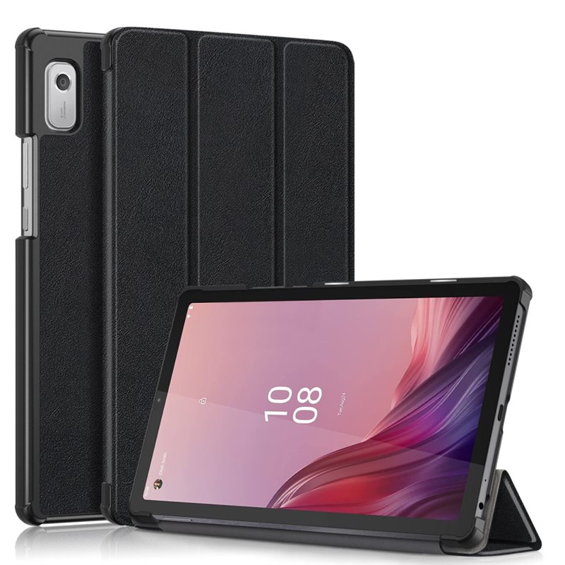 Kotelo Tri-fold Lenovo Tab M9 Musta