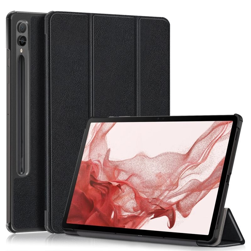 Kotelo Tri-fold Samsung Galaxy Tab S10 Plus Musta