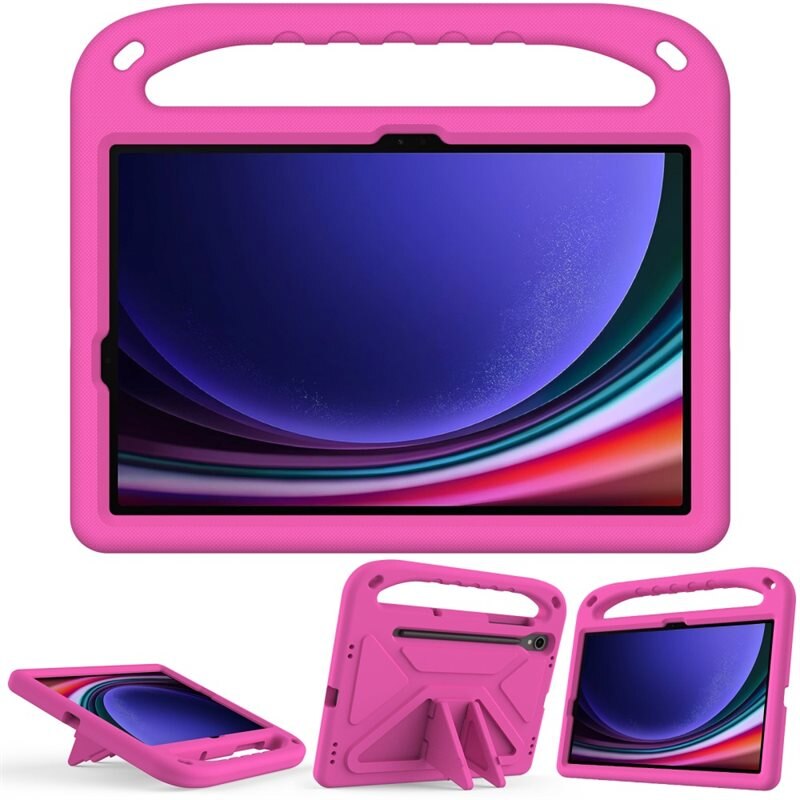 Kuori EVA kahvalla Samsung Galaxy Tab S8 Vaaleanpunainen