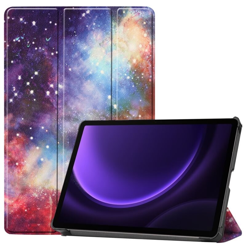 Kotelo Tri-fold Samsung Galaxy Tab S9 FE Ulkoavaruus